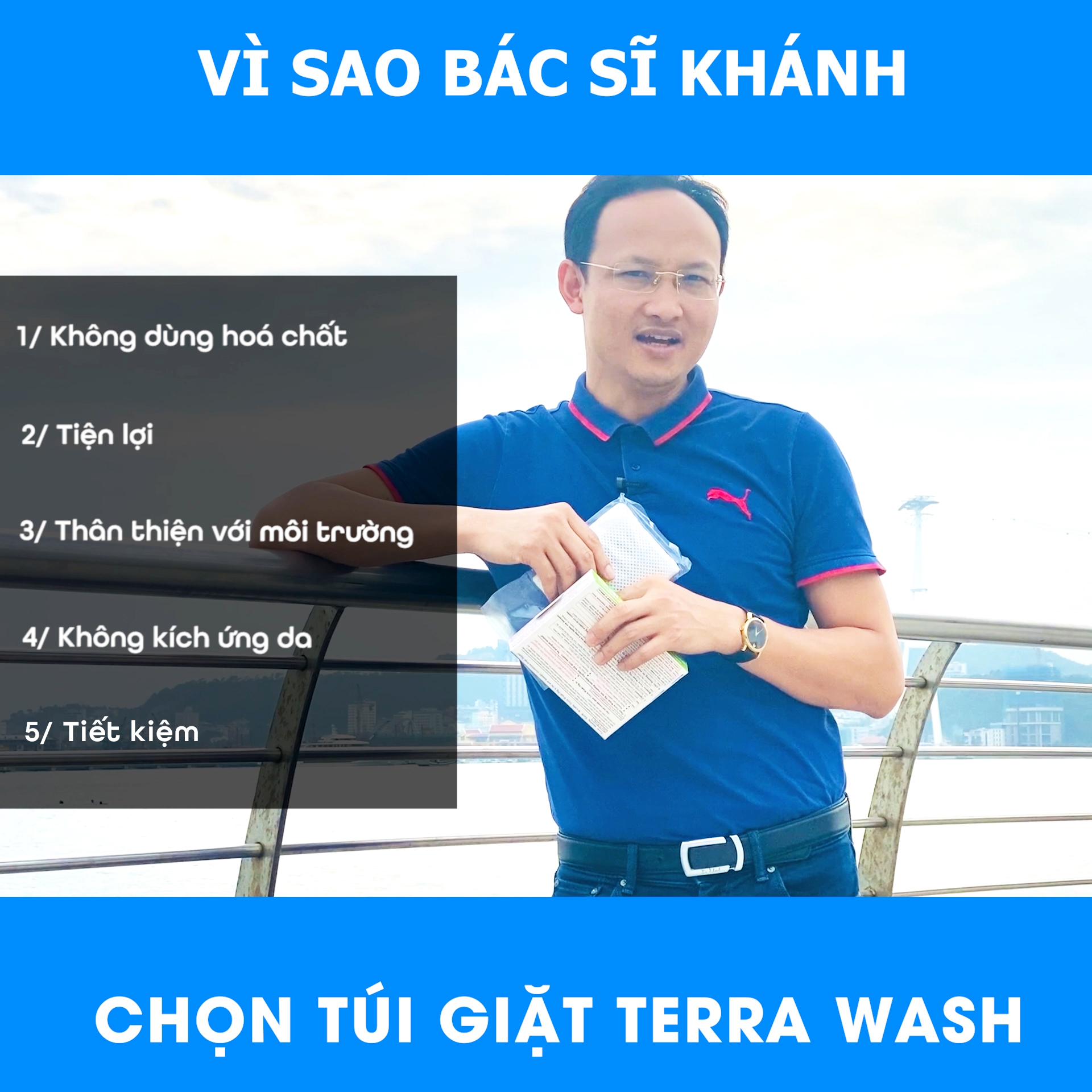 Túi giặt Terra Wash thay thế xà phòng đến từ Nhật Bản