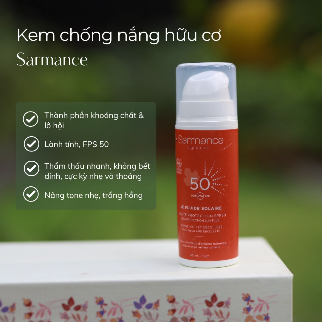 Kem chống nắng hữu cơ SPF 50